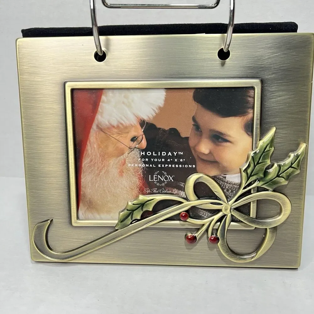 Lenox For The Holidays Brassplate Finish 4x6